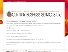 Tablet Screenshot of centurybusiness.ie